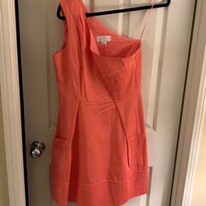 One shoulder fit and flare Jessica Simpson Dress